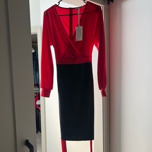 Red and black Grace Karin dress size small